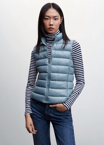 MANGO Bodywarmer in Blauw: voorkant