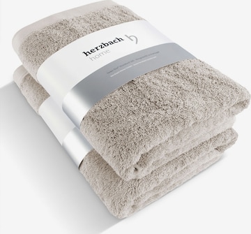 Set 'Pura' Herzbach home en gris : devant