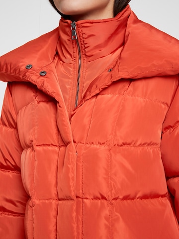 Manteau mi-saison heine en orange