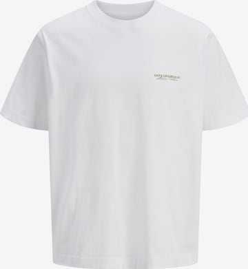 JACK & JONES Majica 'JORIslington' | bela barva: sprednja stran