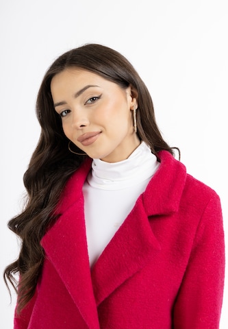 Manteau mi-saison faina en rose