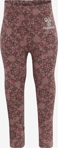 Hummel Skinny Leggings 'Fia' in Lila: predná strana