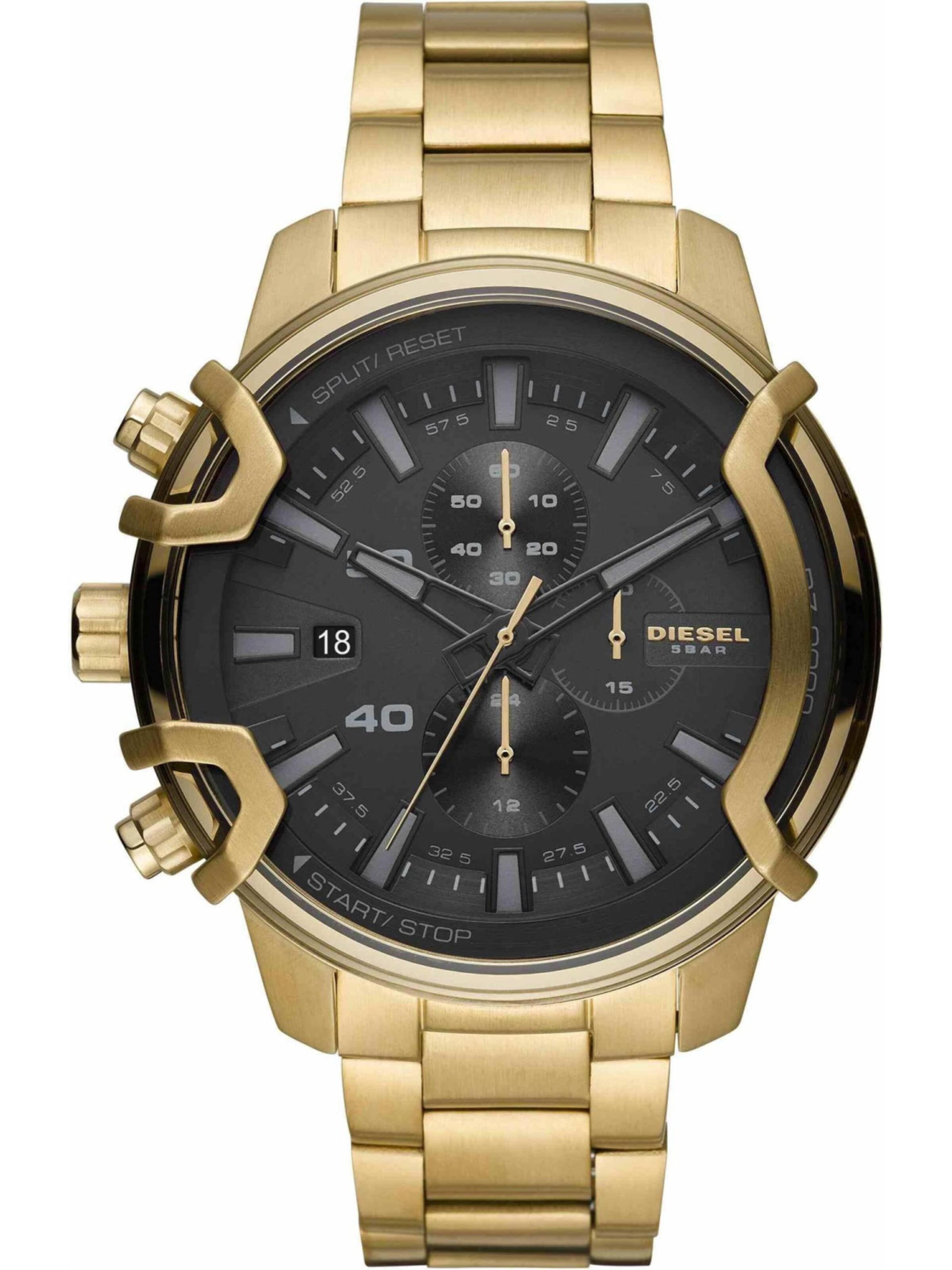 DIESEL Analog watch 'Montre Homme Diesel Griffed Chronograph DZ4522' in 23 x 14,5 x 7,7 cm in Gold, Item view