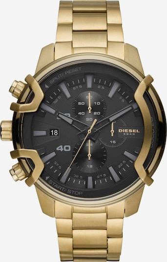 DIESEL Analoguhr 'Montre Homme Diesel Griffed Chronograph DZ4522' in 23 x 14,5 x 7,7 cm in gold, Produktansicht