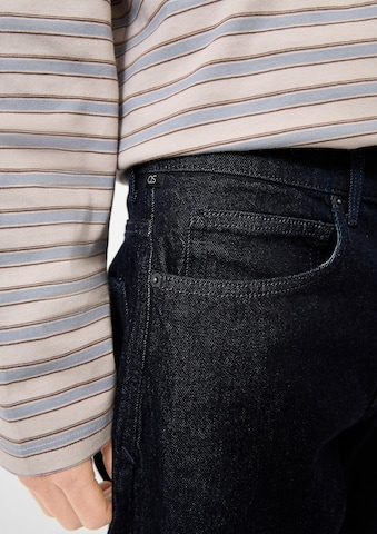 QS Regular Jeans in Blauw: voorkant