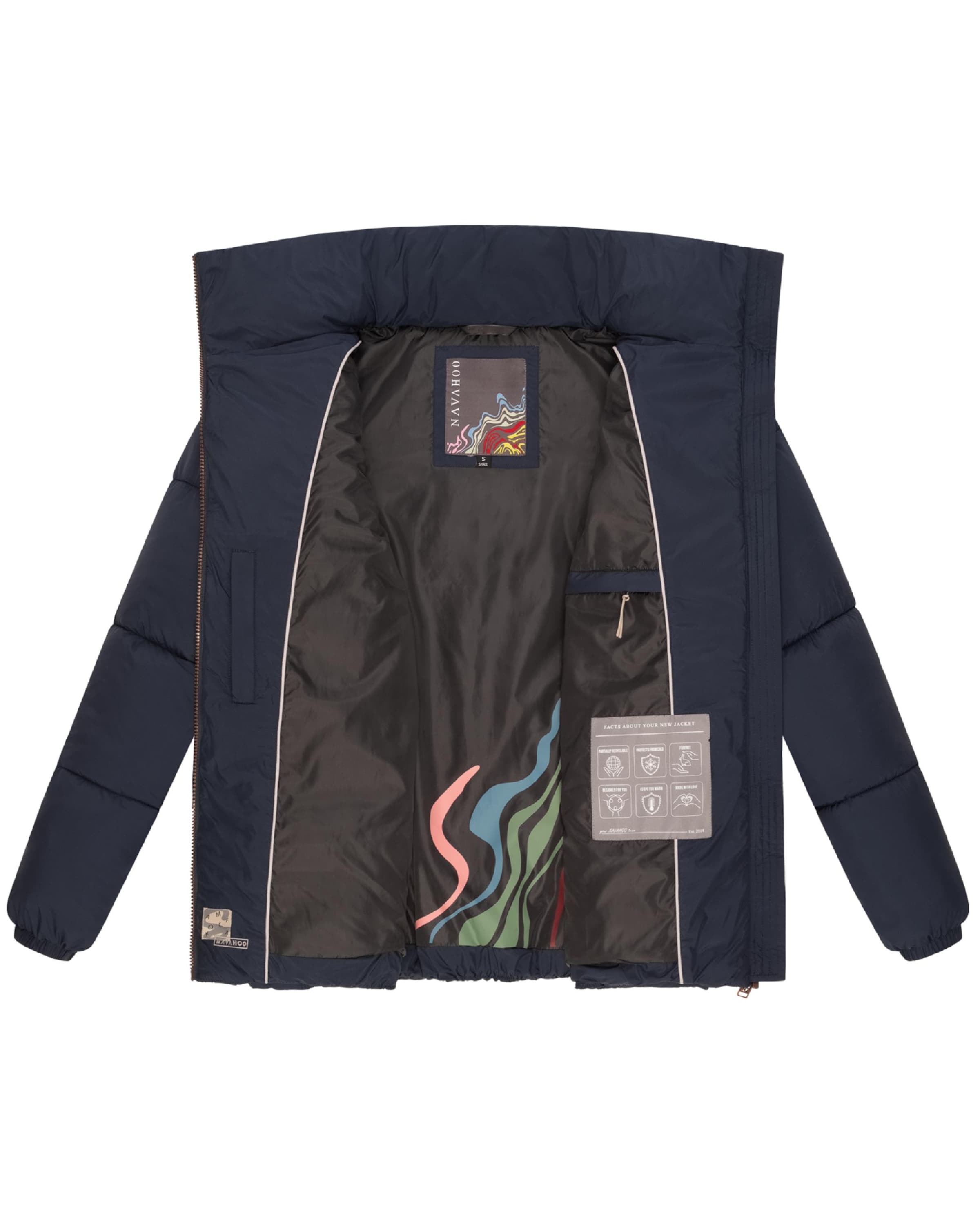NAVAHOO Winter jacket 'Schokolina' in Blue