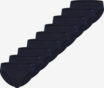SCHIESSER Slip 'Cotton Essential' in Blauw: voorkant