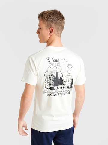 VANS Koszulka 'CLUB VEE' w kolorze biały: przód