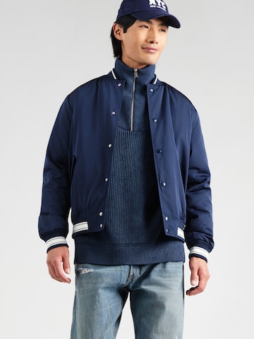 JACK & JONES Övergångsjacka 'JORGREENE' i blå: framsida