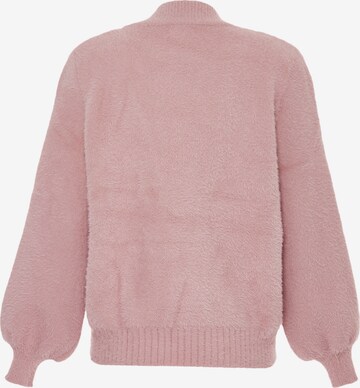 NALLY Knit Cardigan in Pink