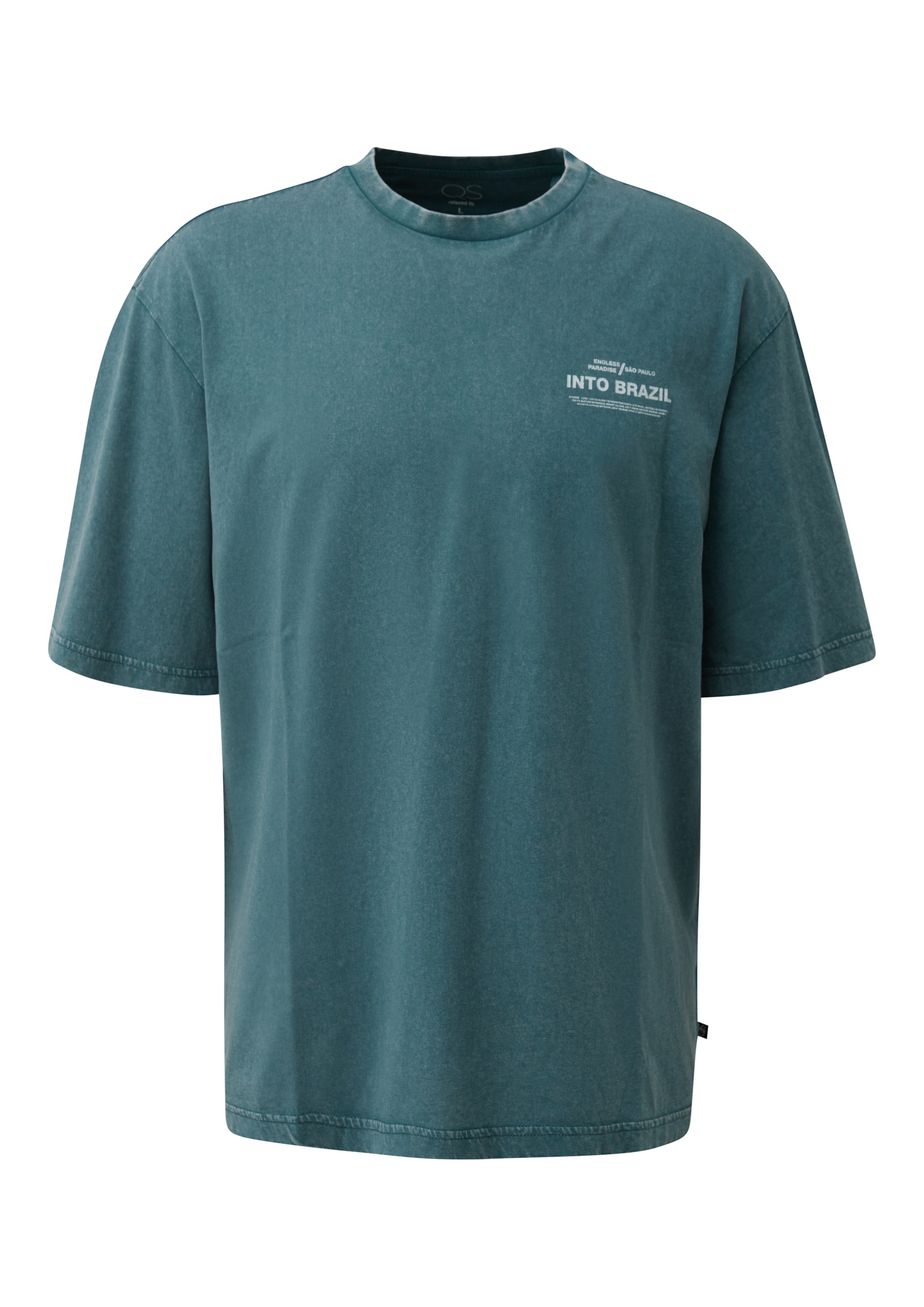 QS T-Shirt in Grün: Vorderseite