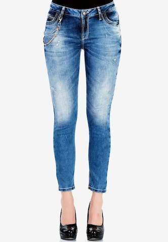 CIPO & BAXX Regular Jeans in Blauw: voorkant