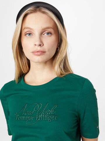 TOMMY HILFIGER Тениска в зелено