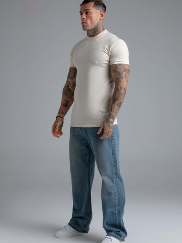 SikSilk T-Shirt in Beige: Vorderseite