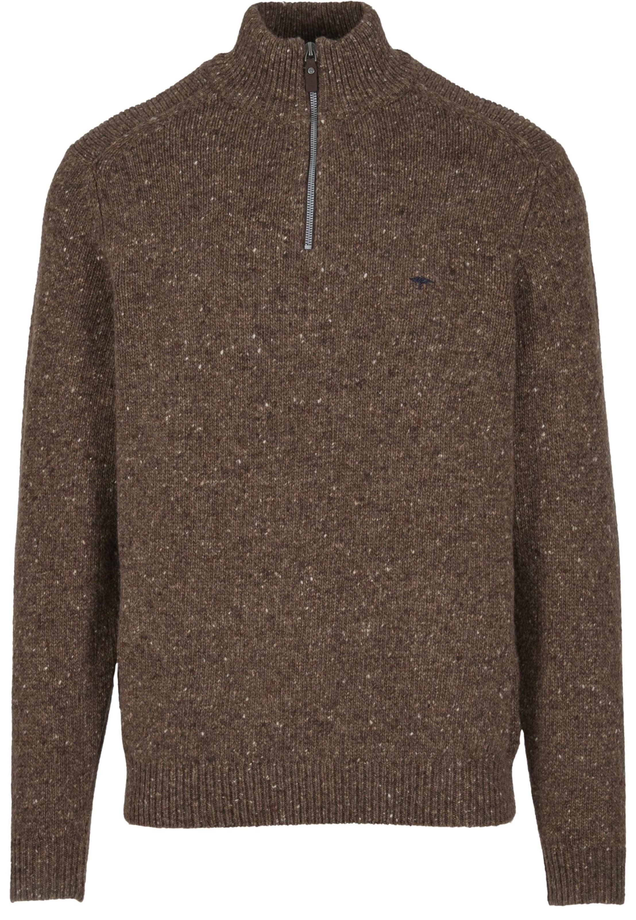 FYNCH-HATTON - Jersey 'Donegal' en marrón: frente