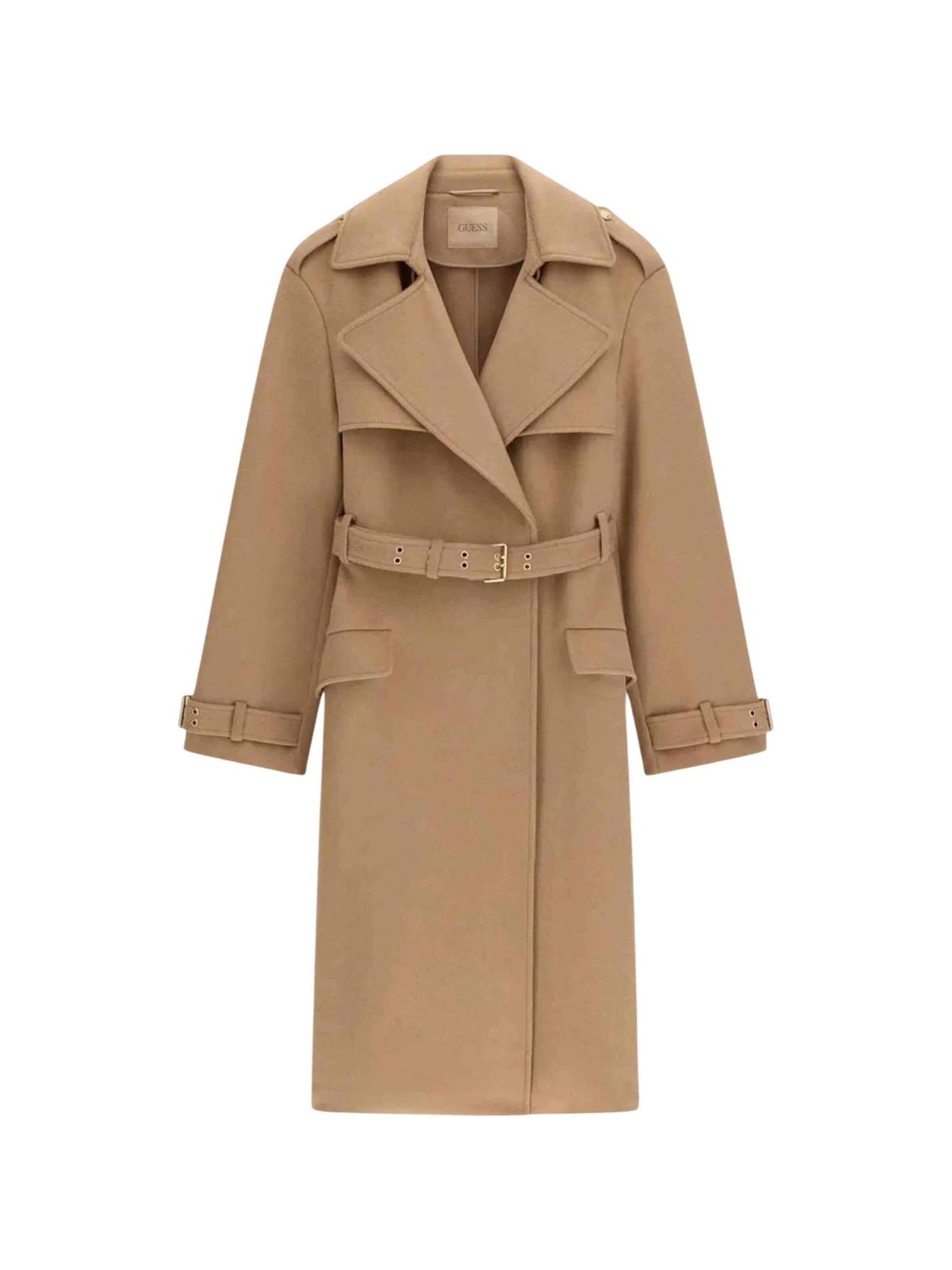 GUESS - Abrigo de invierno 'EVE MELTON TRENCH W6BL51 W4138' en gris