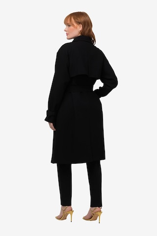 Ulla Popken Between-Seasons Coat in Black