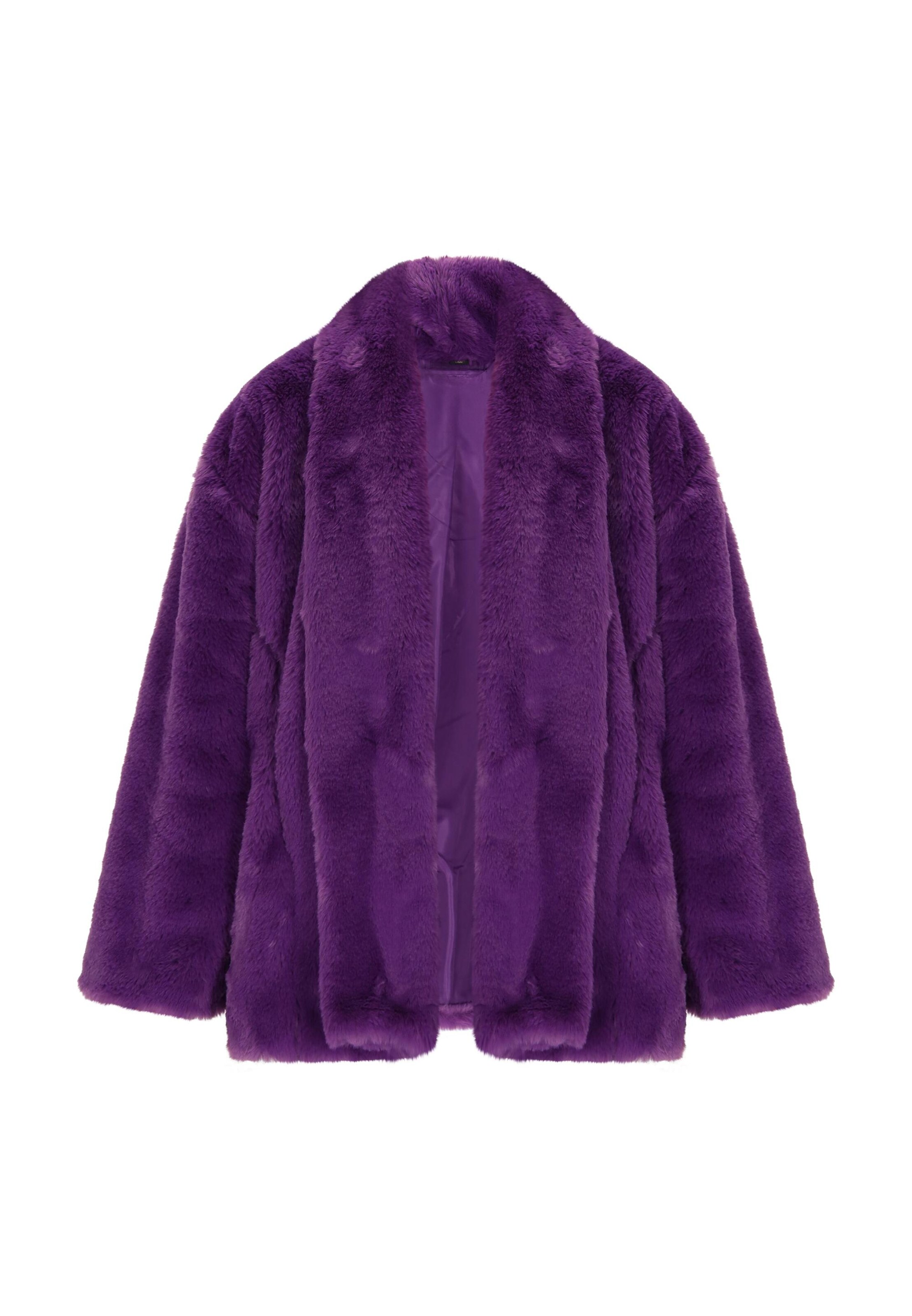 taddy Between-Season Jacket 'Fashion Look' in Purple: front