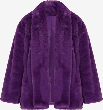 taddy Between-Season Jacket 'Fashion Look' in Purple: front