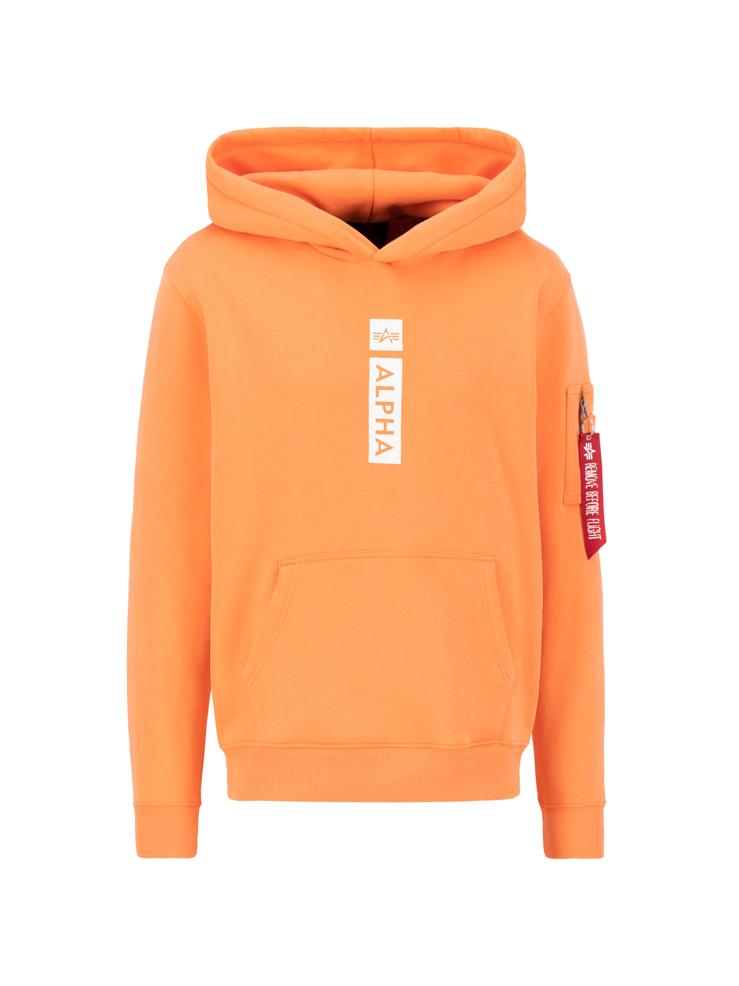 ALPHA INDUSTRIES Sweatshirt 'Alpha PP'‌‌‌ in Orange: Vorderseite