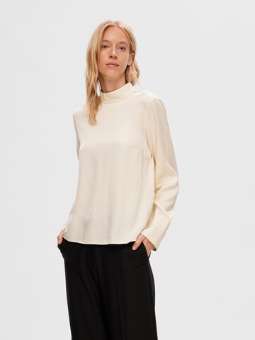 SELECTED FEMME Blouse 'Ivy' in Beige