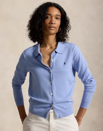 Cardigan Polo Ralph Lauren en bleu : devant