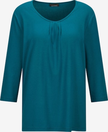 Goldner Shirt in Grün: Vorderseite