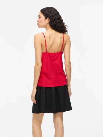 Top 'VIHauga' di VILA in rosso