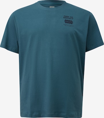 T-Shirt s.Oliver Men Big Sizes en bleu : devant