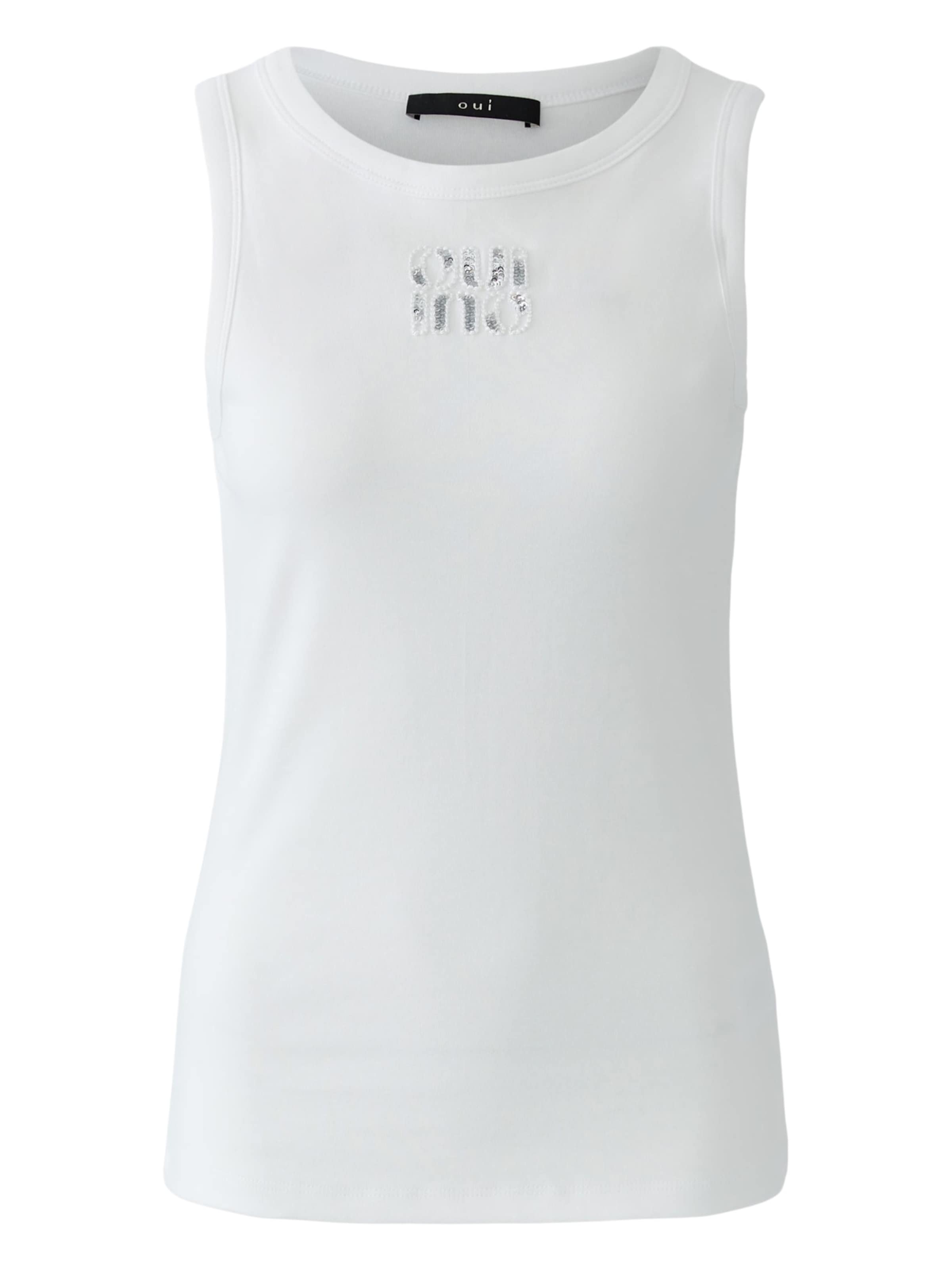 OUI Top in Weiß: Vorderseite