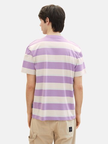 T-Shirt TOM TAILOR DENIM en violet