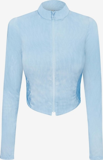 EKCENTRIK Sportsweatjacke 'Baby Blue' in S in hellblau, Produktansicht