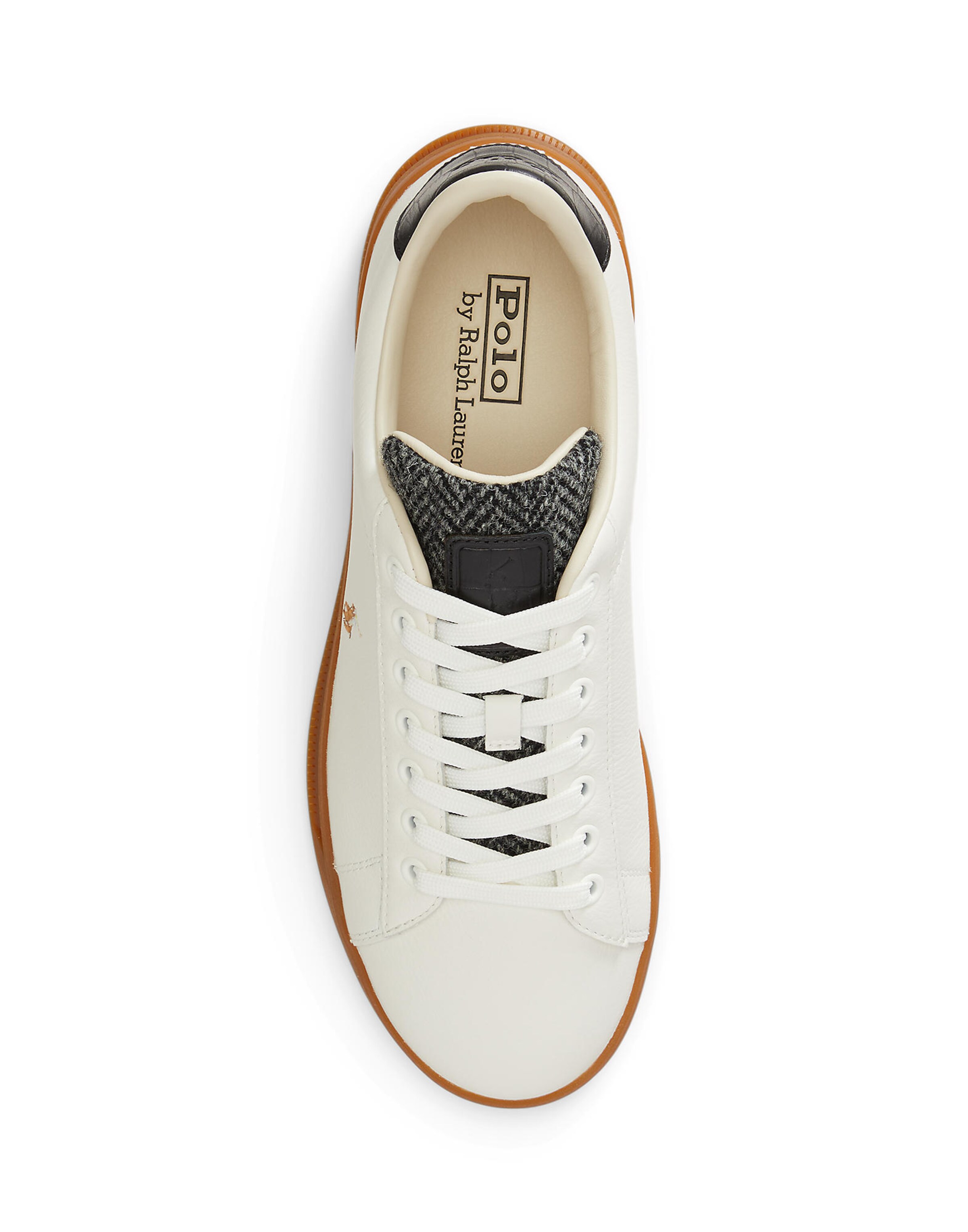 Sneaker low de la Polo Ralph Lauren pe alb