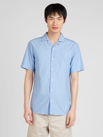 Only & Sons Slim fit Button Up Shirt 'ALVARO' in Blue: front
