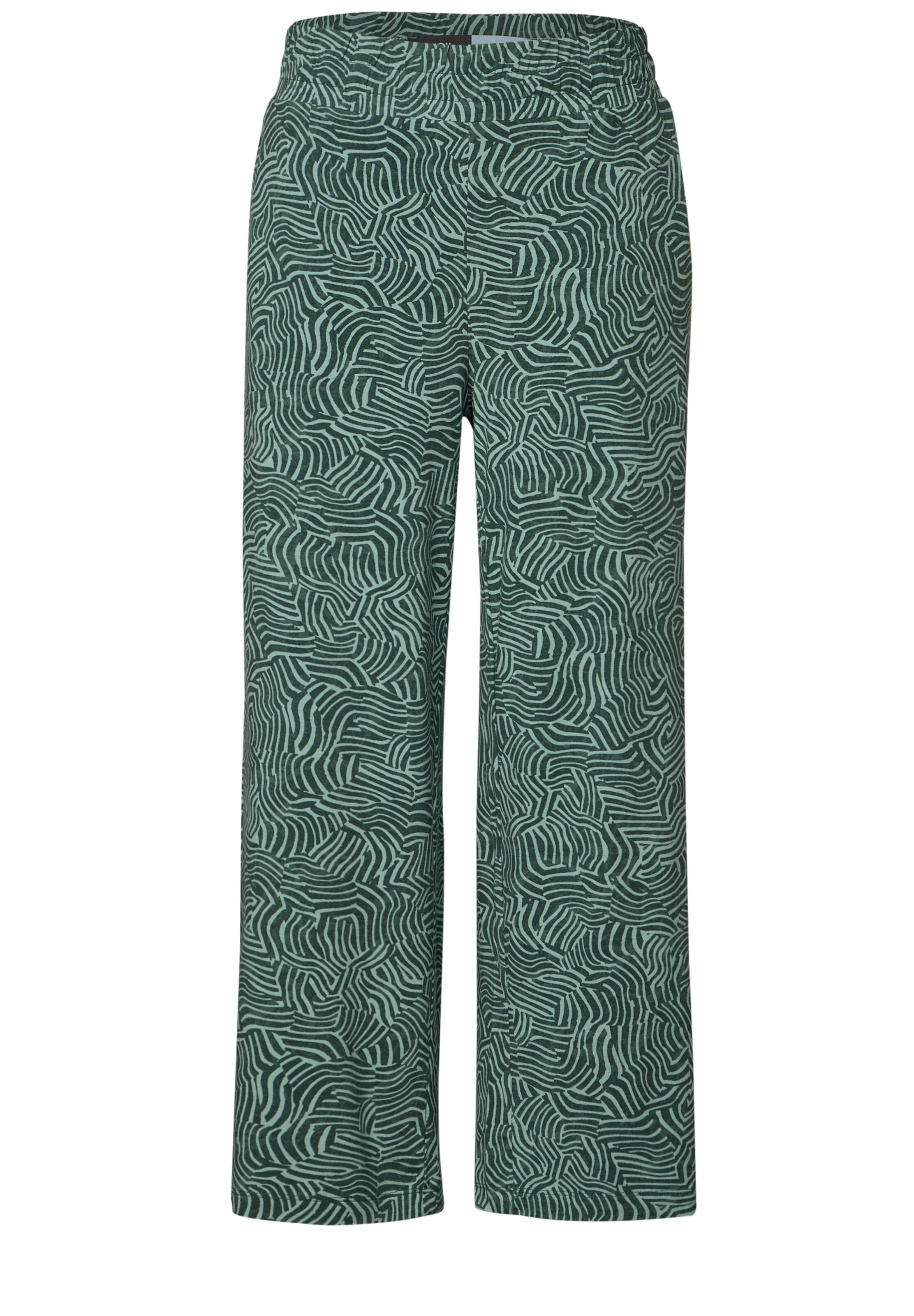 CECIL Loosefit Hose 'Neele' in Grün: Vorderseite