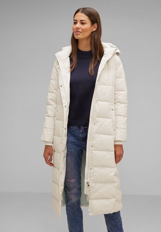 STREET ONE Winter Coat in White: front