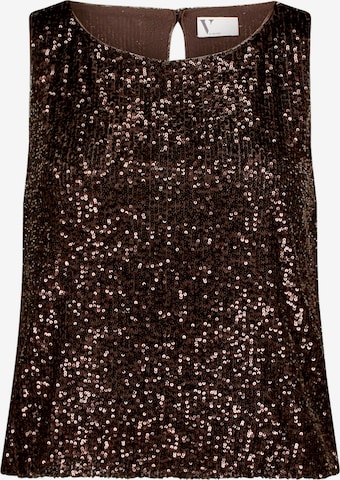 Vera Mont Top in Bruin: voorkant