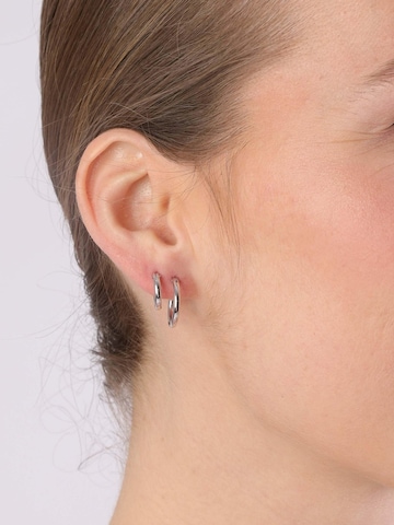 Boucles d'oreilles Lucardi en argent