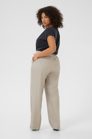 KAFFE CURVE Regular Broek 'Kaja' in Grijs