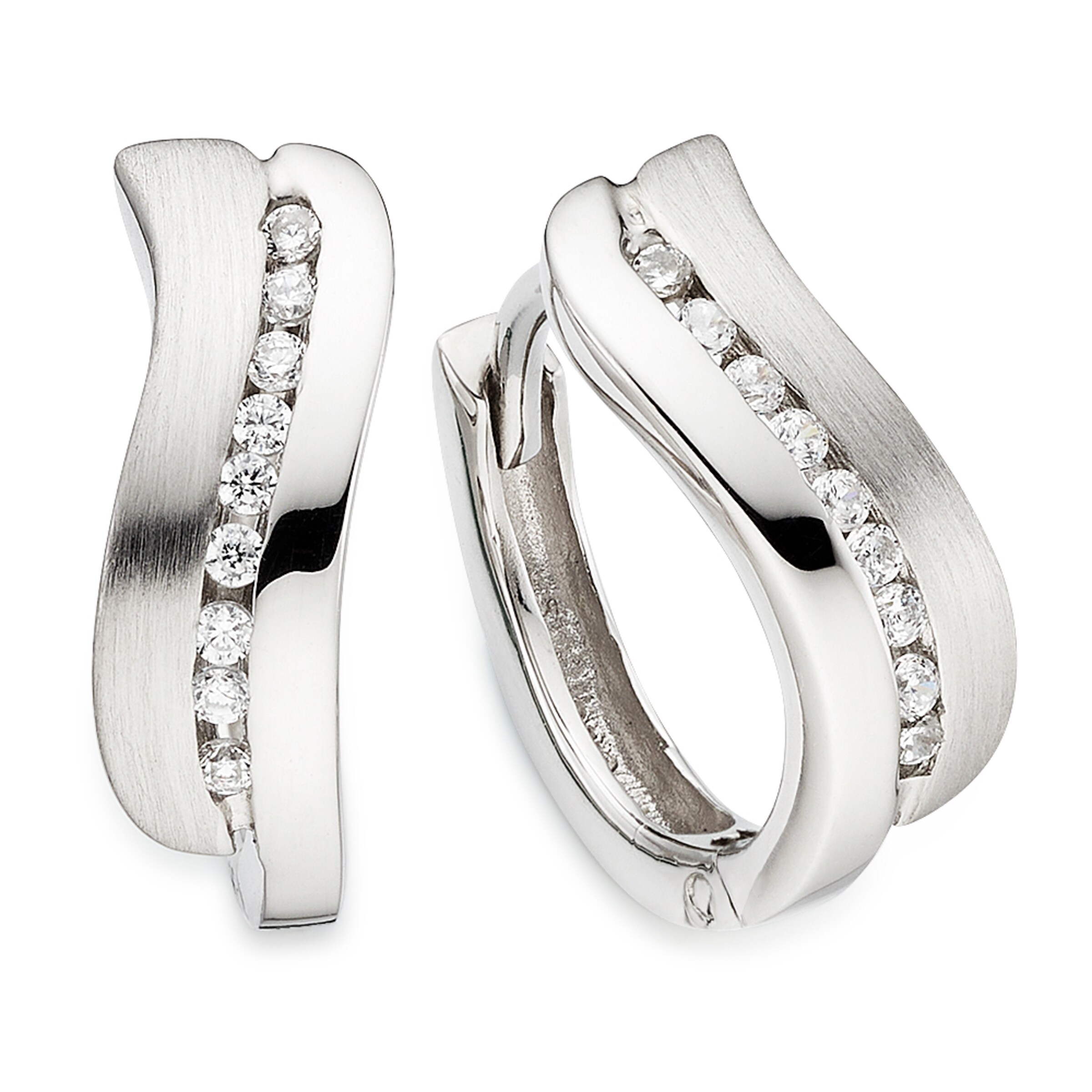 Bruno Banani LM Ohrringe in Silber: Vorderseite