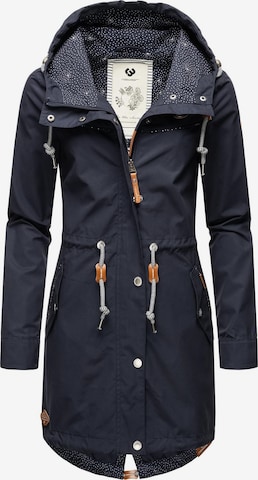 Ragwear Between-seasons parka 'Canny' in Blue: front