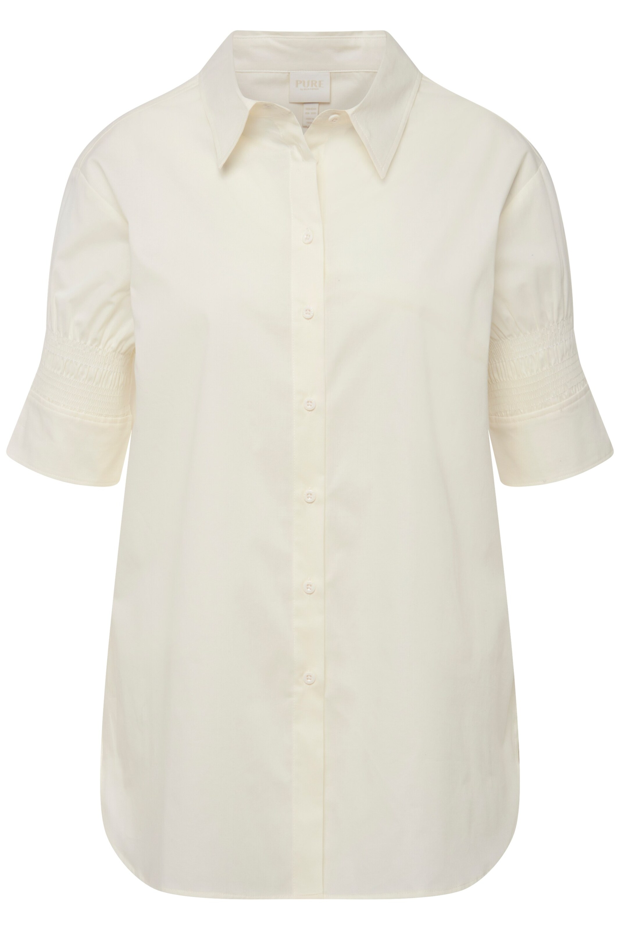 Ulla Popken Bluse in Beige: Vorderseite