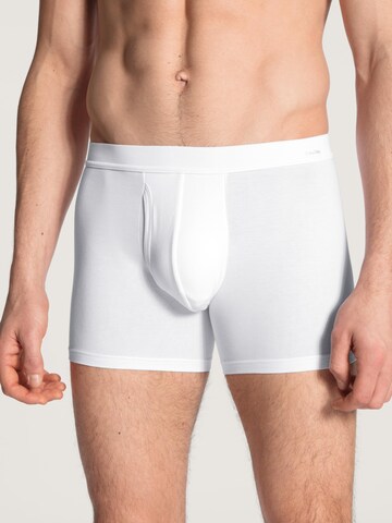 CALIDA Boxershorts 'Cotton Code' in Wit: voorkant