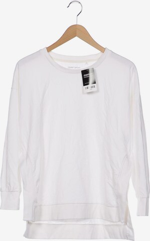 ESPRIT Sweatshirt & Zip-Up Hoodie in S in White: front
