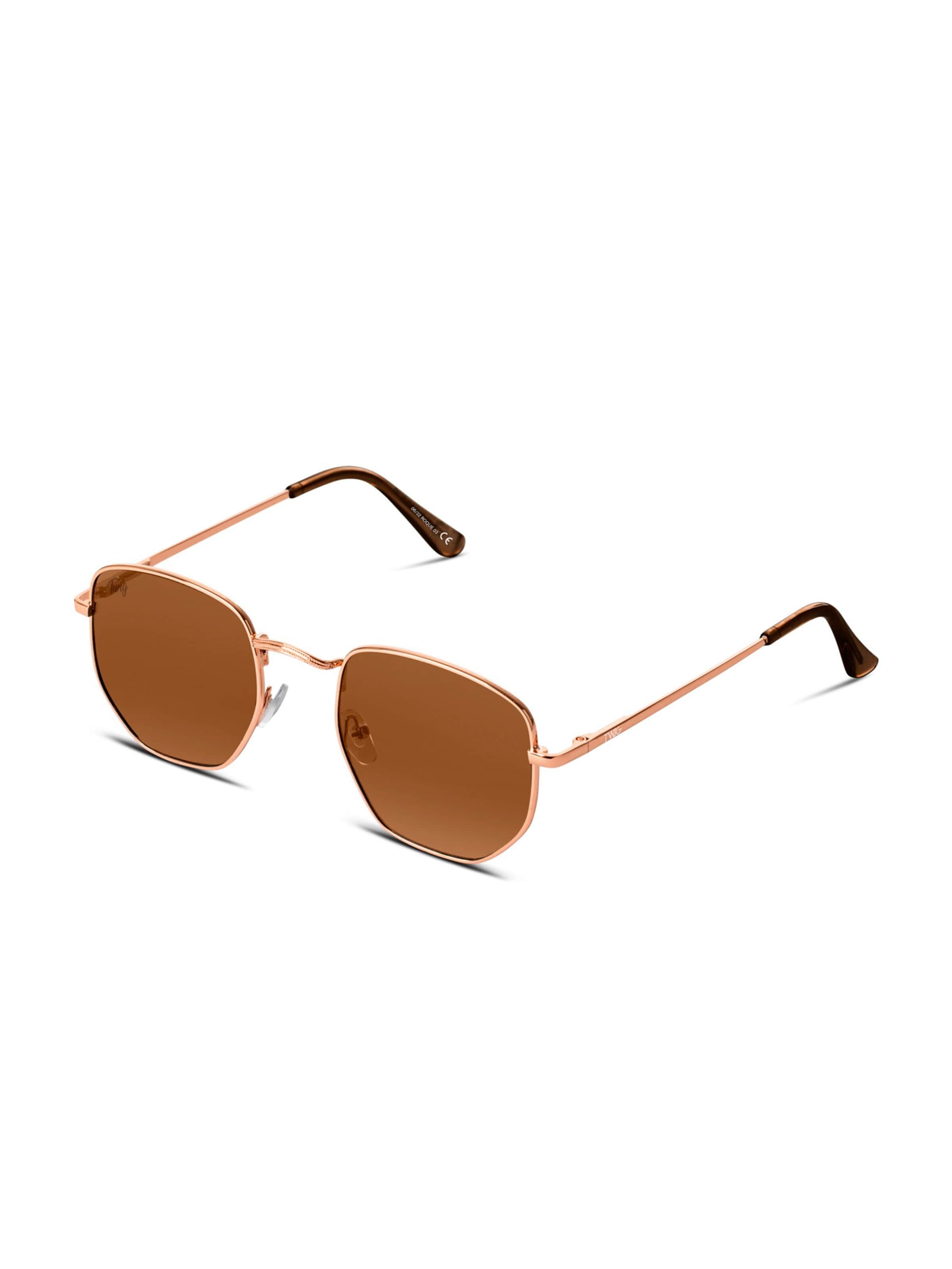 TWIG Concept Milano Okulary przeciwsłoneczne 'Roque' w kolorze brązowy: przód