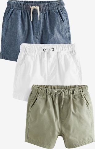 Pantaloni de la Next pe albastru: față