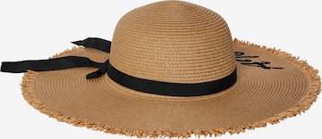 Chapeaux 'ADA' PIECES en beige : devant