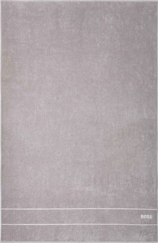 BOSS Towel 'PLAIN' in Grey: front