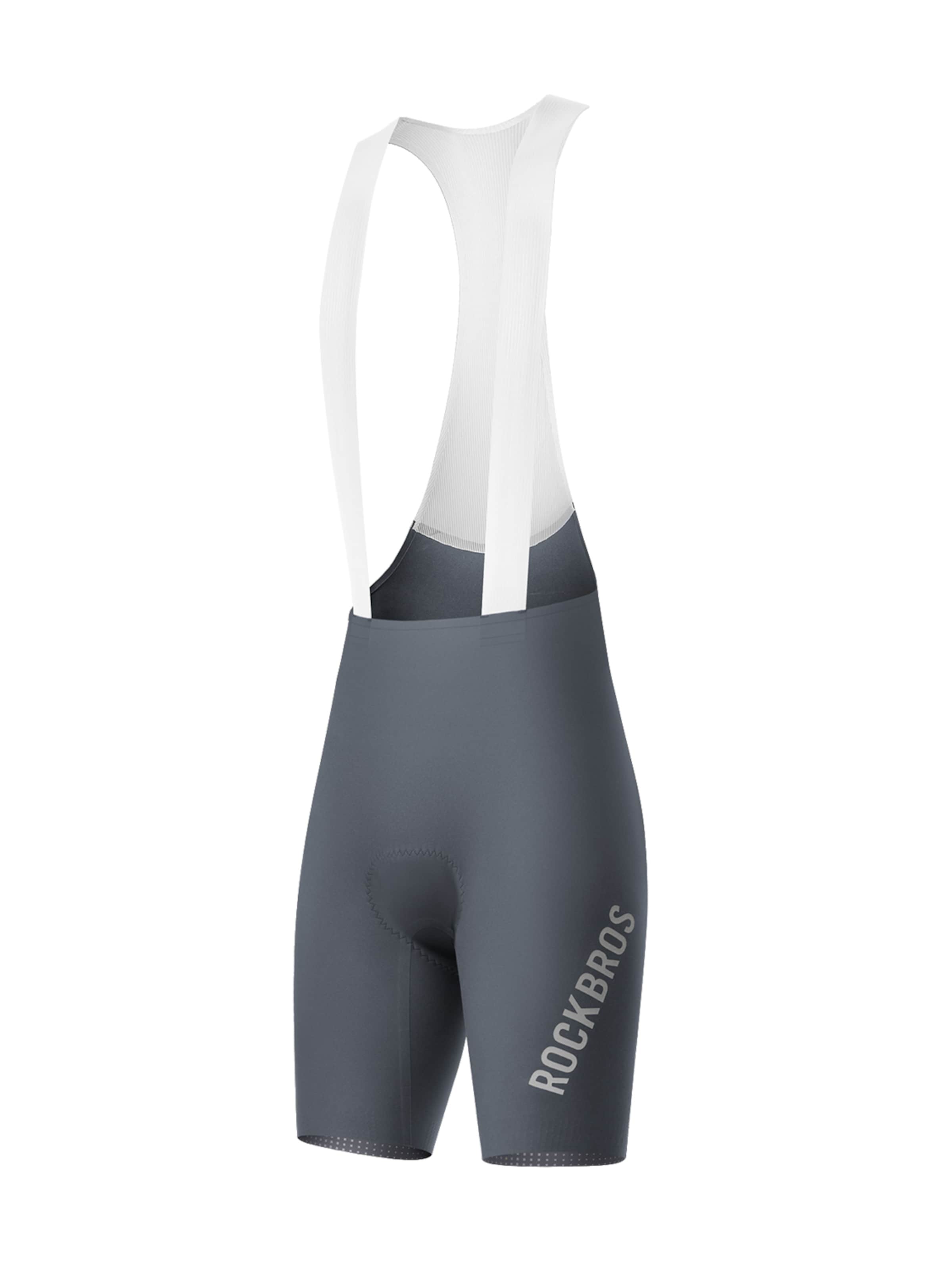 ROCKBROS Outdoorhose 'Herren Radlershorts mit Träger'‌‌ in XS/Regular in grau, Produktansicht