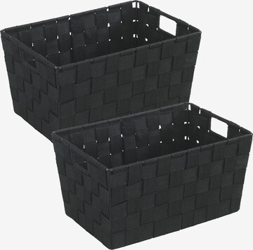 Wenko Box/Basket 'Adria' in Black: front